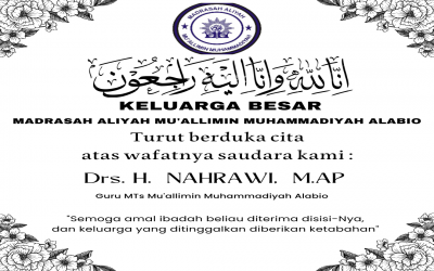 Turut Berduka Atas Wafatnya Saudara Kami Drs. H. Nahrawi, M.AP