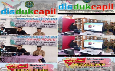 PEREKAMAN DATA KARTU TANDA PENDUDUK BAGI SISWA DAN SISWI MAS MU'ALLIMIN ALABIO