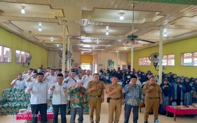 Dewan guru dan tenaga kependidikan MAS Mu'allimin Alabio mengikuti Bimbingan Teknis/Workshop pendidikan Inklusi dan Anak Berkebutuhan Khusus (ABK)